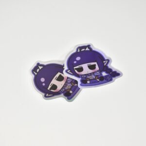 shadowheart chibi holographic sticker