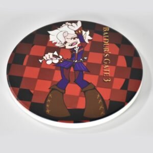 astarion chibi ceramic coaster
