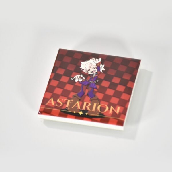Home astarion chibi ceramic fridge magnet