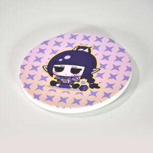 shadowheart chibi ceramic coaster