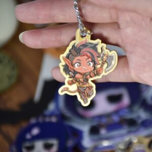 karlach enamel keychain main